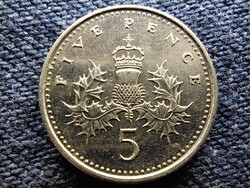 Anglia II. Erzsébet (1952-) 5 Penny 1997