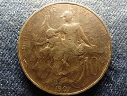 Franciaország Harmadik Köztársaság 10 Centimes 1907