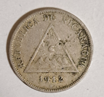 Ritka! Nicaragua (1912-1940 ) 5 centavo 1912. (184)