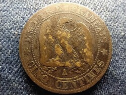 Franciaország III. Napóleon (1852-1870) 5 Centimes 1862 A