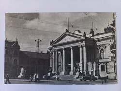 Régi képeslap - Románia Oradea Nagyvárad - Színház