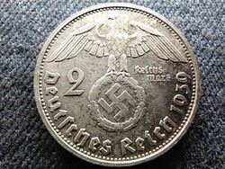 Németország Horogkeresztes .625 ezüst 2 birodalmi márka 1939 G