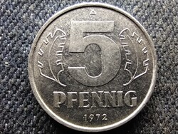 Németország NDK (1949-1990) 5 Pfennig 1972 A