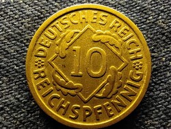 Németország Weimari Köztársaság (1919-1933) 10 birodalmi pfennig 1930 D
