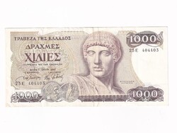 Görögország 1000 drachma bankjegy 1987