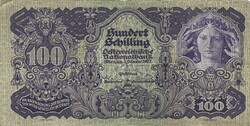 100 schilling 1927 Ausztria Eredeti állapot Nagyon ritka