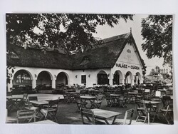 Régi képeslap - Keszhely - Halász - Csárda 1974