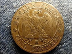 Franciaország III. Napóleon (1852-1870) 5 Centimes 1864 BB