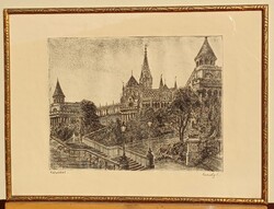 Élesdy István (1912-1987) : Vároldal / Halászbástya