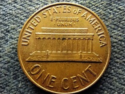 USA Lincoln Emlékmű 1 Cent 1964