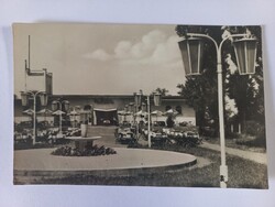 Régi képeslap - Balatonszemes - Étterem 1962 /260512/