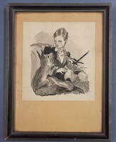 Márton Ferenc illusztráció tus-papír, 1920