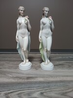 Herendi porcelán akt 2db