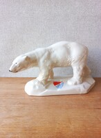 Lengyel Chodziez porcelán jegesmedve figura