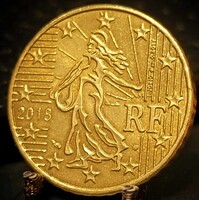 Franciaország 50 euro cent, 2018 A02A1