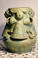 Baksa Gyöngyi Ceramic Vase /RARE/