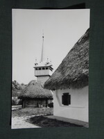 Képeslap,Szentendre,Szabadtéri néprajzi múzeum,skanzen,harangláb látkép,részlet, 1974-