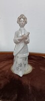 Polonne retro Orosz porcelán női figura