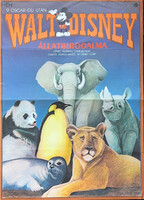 WALT DISNEY ÁLLATBIRODALMA !!! E R E D E T I 1985 !!! Mozi Film Plakát Poszter VG-