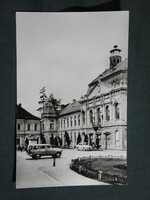 Képeslap,Szigetvár,Zrínyi tér,oroszlán szobor látkép,részlet, 1964-