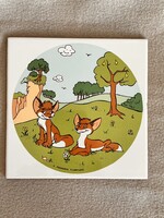 Ritka Vuk mesés csempe 15 cm (C0039)