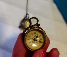 Omega üveggömb  óra/ zsebóra, nyaklánc óra működik- replika