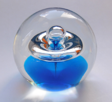 Üveggömb levélnehezék 7 cm.