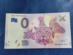 NÉMETORSZÁG 0 EURO 2018 SZURIKÁTA ZSIRÁF ZEBRA LEOPÁRD! RITKA EMLÉK PAPÍRPÉNZ! UNC!