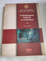 Temesi István (szerk.): A közigazgatás funkciói és működése