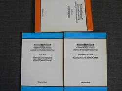 Kerepesi: Közgazdaságtan mérnököknek, Szlávik: Környezetgazdaságtan, Bartha: Pszichológia