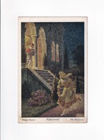 M:09 Antik Grimm mesék képeslap 1920 (posta tiszta) HAMUPIPŐKE