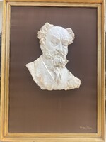 Varga Imre : Munkácsy Mihály Relief