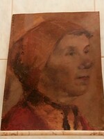 KUNFFY LAJOS(1869-1962):Női portré