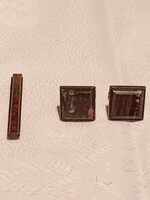 EZÜST MANDZSETTA ÉS NYAKKENDŐ CSIPESZ