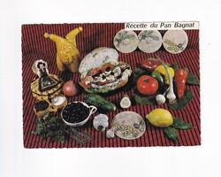 R:22 Recette du Pan Bagnat reklám képeslap 1971