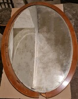 Large oval mirror (approx. 100 years old)