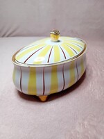 2502/60 Zsolnay Budapesti Porcelán art deco kekszes doboz