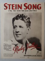 ANTIK KOTTA A 30-AS ÉVEKBŐL - STEIN SONG - RUDY VALLÉE