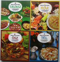 Négy évszak ételei az Aranysárkány vendéglőben: Tavasz + Nyár + Ősz + Tél (4 db könyv) - Liscsinszky Béla