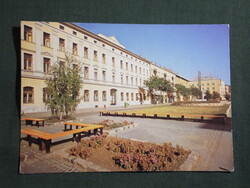 Képeslap,Szolnok,Kossuth Lajos tér látkép,részlet, 1980-