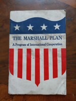 The Marshall Plan, a Marshall terv angol nyelvű füzete, papírrégiség