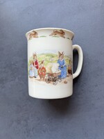 Vintage Royal Doulton BUNNYKINS angol finom porcelán bögre