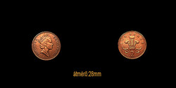 2 PENNY - ERZSÉBET II. KIRÁLYNŐ KÉT NEW PENCE - EGYESÜLT KIRÁLYSÁG