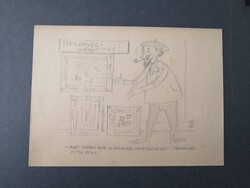 NEMES TÖRÖK JÁNOS /1907-1980/- GRAFIKUS, KARIKATURISTA