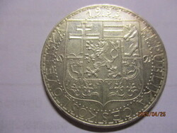 Csehszlovákia:  ezüst 20 korona 1933  Első Köztársaság