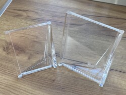 Guzzini design akril asztali képkeretek 2 db