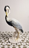 Karl ENS porcelán kócsag – 24 cm – hibátlan állapotban /RÉGI/