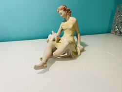 Drasche Hamupipőke porcelán figura