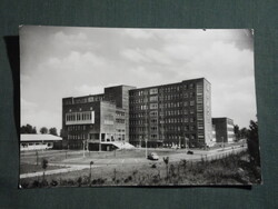 Képeslap,Szolnok,MÁV Kórház látkép,részlet, 1970-