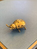 Ezüst miniatűr katica